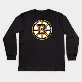 Vintage Boston Bruins Kids Long Sleeve T-Shirt